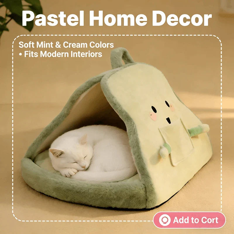 Plush Winter Warm Dog & Cat Bed - Cozy Non-Slip Pet Mat