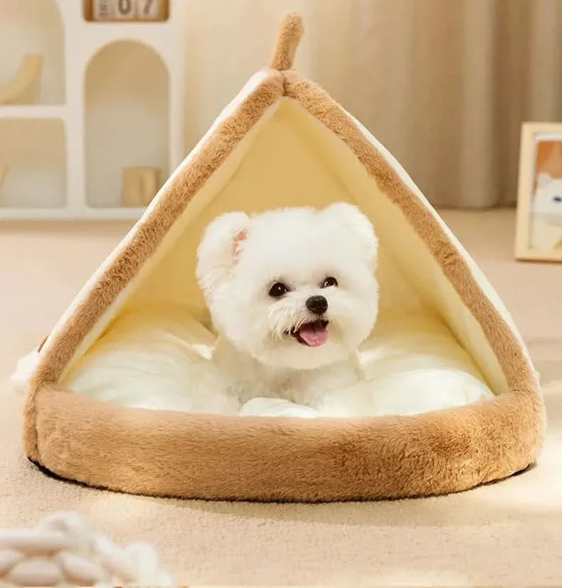 Plush Winter Warm Dog & Cat Bed - Cozy Non-Slip Pet Mat