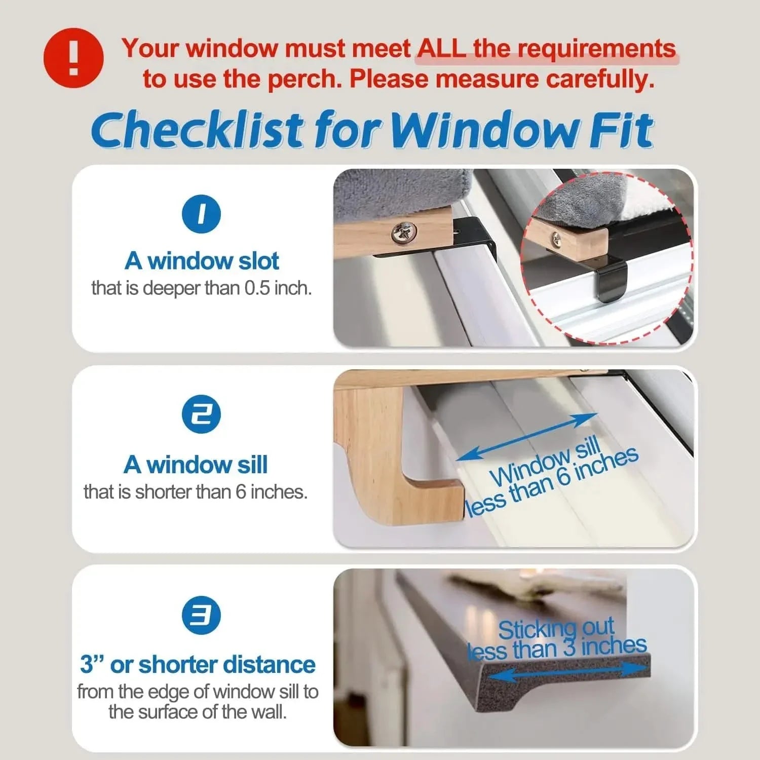 Zakkart Orthopedic Cat Window Perch with Bolster, Sturdy Hardwood Frame, Large Pet Hammock