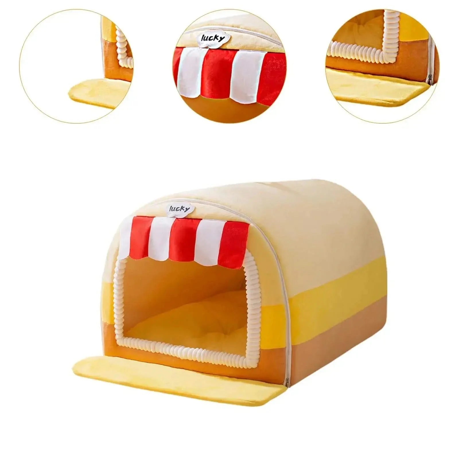 Cozy Warm Insulated Pet House for Small Dogs & Cats