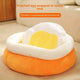 Cozy Winter Warmth Enclosed Plush Pet Bed - Soft Cat Dog Nest